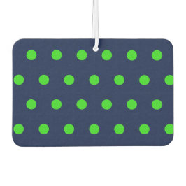 Polka Dot Car Air Freshener (blau & Limettengrün) Autolufterfrischer