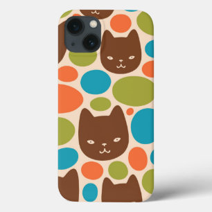 Polka Dot Cats Muster Case-Mate iPhone Hülle