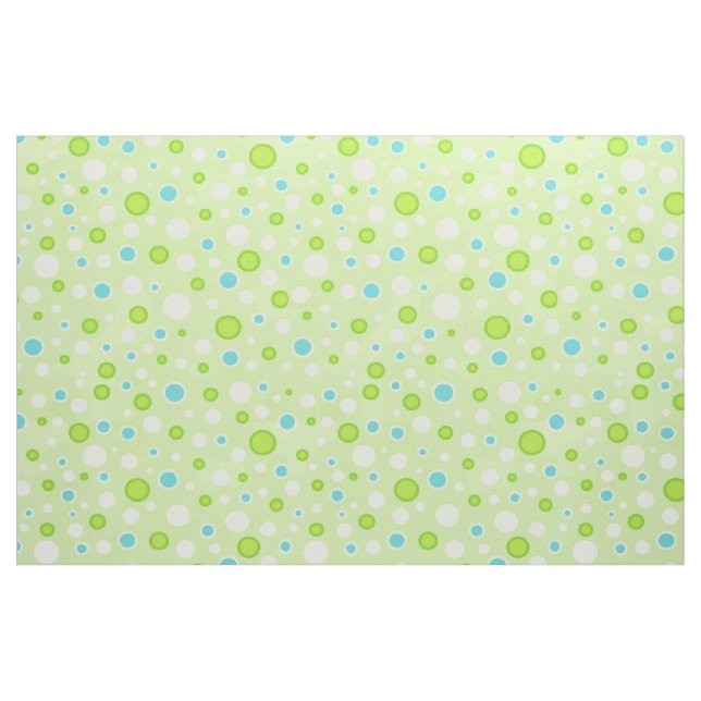 Polka Dot Circles Green Stoff (Fat Quarter (45,7 x 55,9 cm))