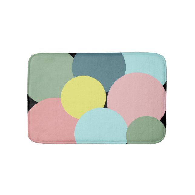 Polka Dot Colors of Bermuda Bath Mat Badematte (Vorderseite)