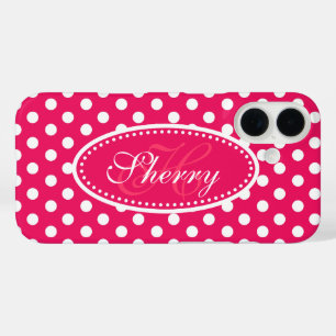 Polka dot custom red pink white title_seo2