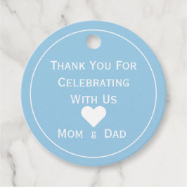 Polka Dot danke Ihnen für Ihre Unterstützung bei d Geschenkanhänger