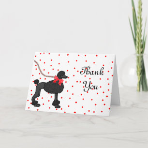Polka dot Dankeschön Karte