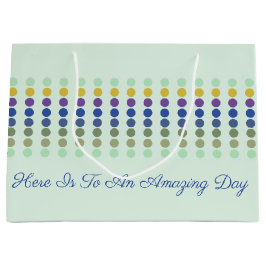 Polka Dot Designed Große Geschenktüte