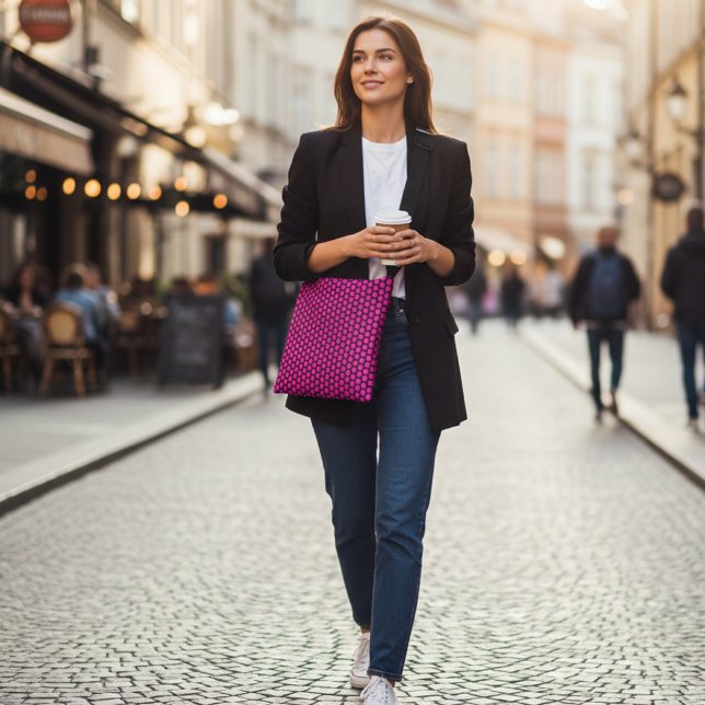 Polka Dot Elegance Tragetaschen Mit Langen Trägern (Von Creator hochgeladen)