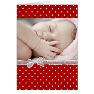 Polka Dot Foto Card