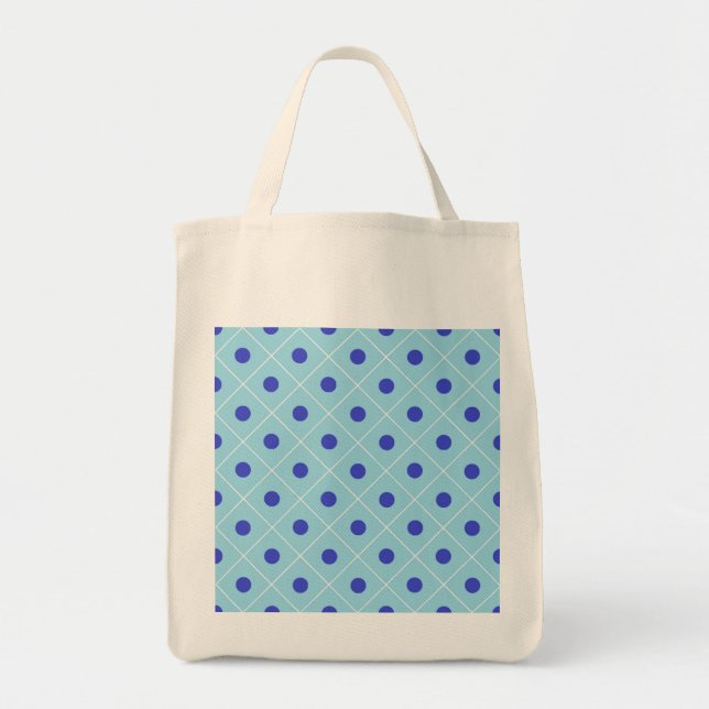 Polka Dot Grocery Tasche (Vorne)