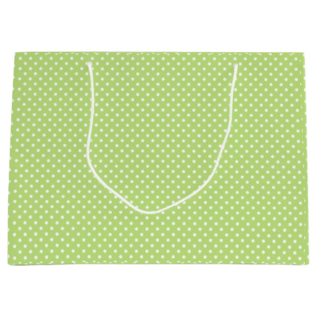 Polka dot große geschenktüte (Vorderseite)