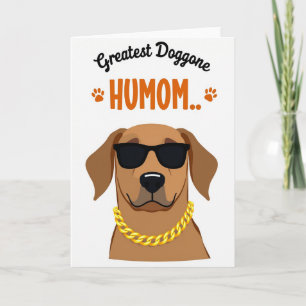Polka Dot Hunde-Humom-Karte Karte