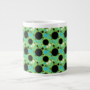 Polka Dot Jumbo Tasse