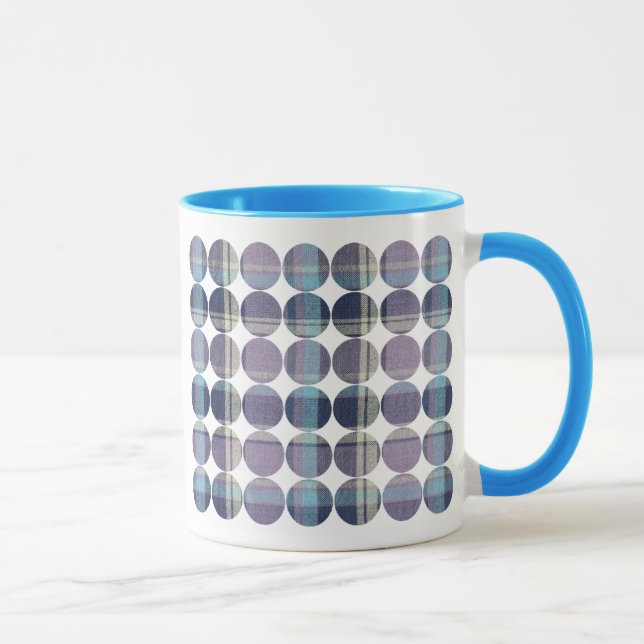 Polka Dot Kariert Tasse (Rechts)