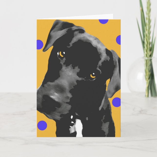 Polka Dot Karte (Vorderseite)