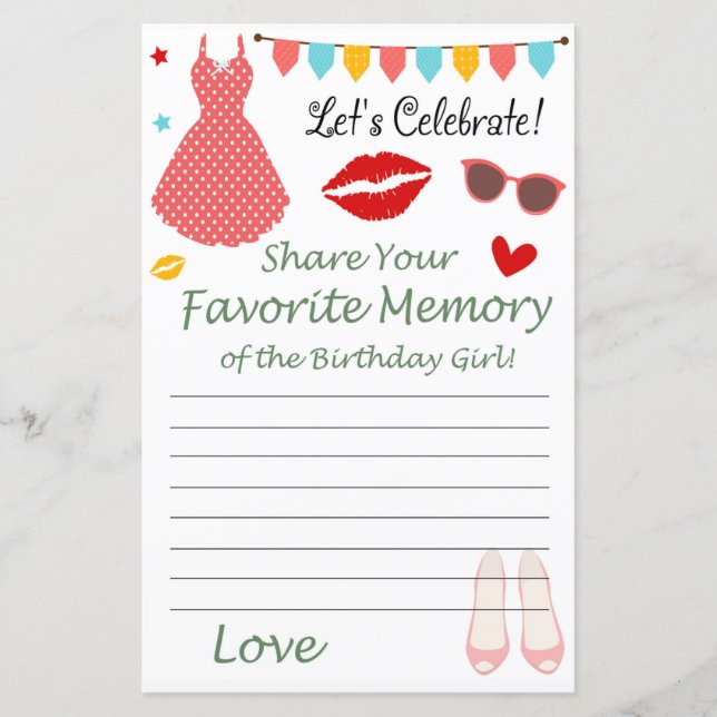 Polka Dot Kleid Lieblings-Erinnerung des Geburtsta (Vorderseite)