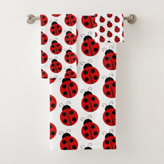 Polka Dot Lady Bugs Cute Animals Girl Baby shower (En situation)