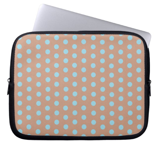 Polka Dot Laptopschutzhülle (Vorderseite)