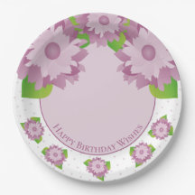 Polka Dot Lila Floral