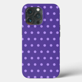 Polka Dot Lila Gemustert Case-Mate iPhone Hülle