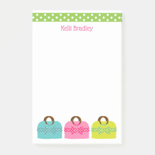 Polka Dot löst Personalisiert Post-it-Notepad Post-it Klebezettel