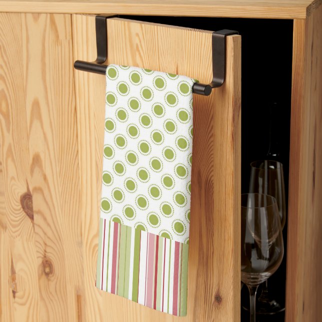 Polka Dot Microfibre Serviette de cuisine (Pliage en tiers)
