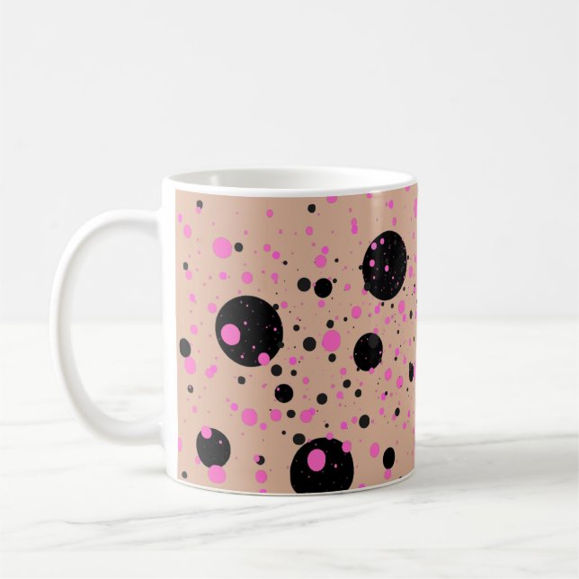 Polka Dot Mug - Stylo Coffee Cup (Gauche)