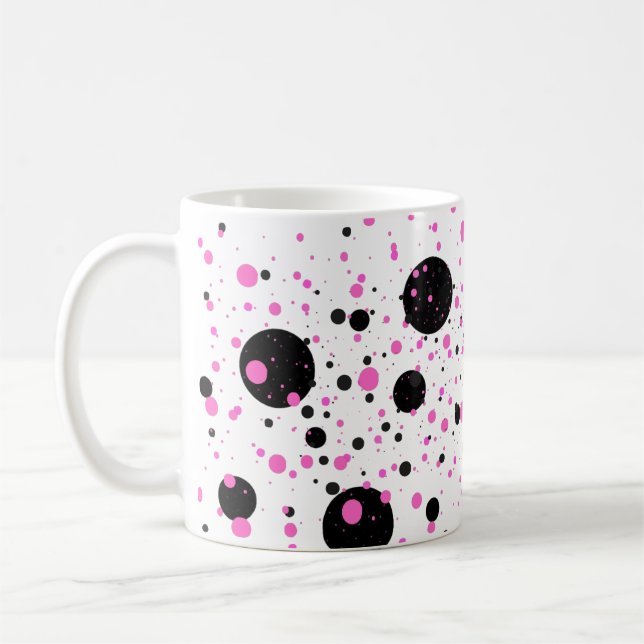 Polka Dot Mug - Stylo Coffee Cup (Gauche)