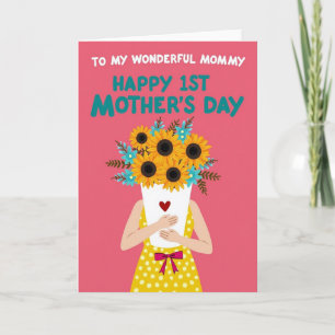 Polka Dot Mummy-Karte Karte