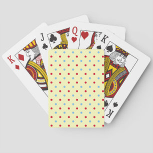 Polka Dot Muster Kartenspielen Spielkarten