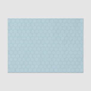 Polka Dot Ocean Blue Seidenpapier