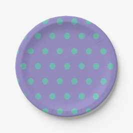 Polka Dot Paper Teller (Lavender & Aqua)