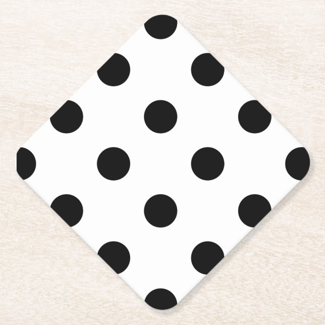 Polka Dot Paper Untersetzer (Vorderseite)