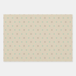 Polka Dot Parade Wrapping Paper Flat Sheet Geschenkpapier Set