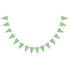 Polka Dot Party Banner (Sage Green & Pastel Pink)