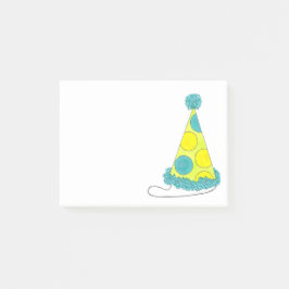 Polka Dot Party Happy Geburtstag Silvester Post-it Klebezettel