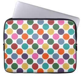 Polka Dot Pattern 13" Notebook-Sieb Laptopschutzhülle