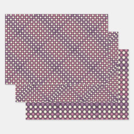 Polka Dot Pattern Geschenkwrap Geschenkpapier Set