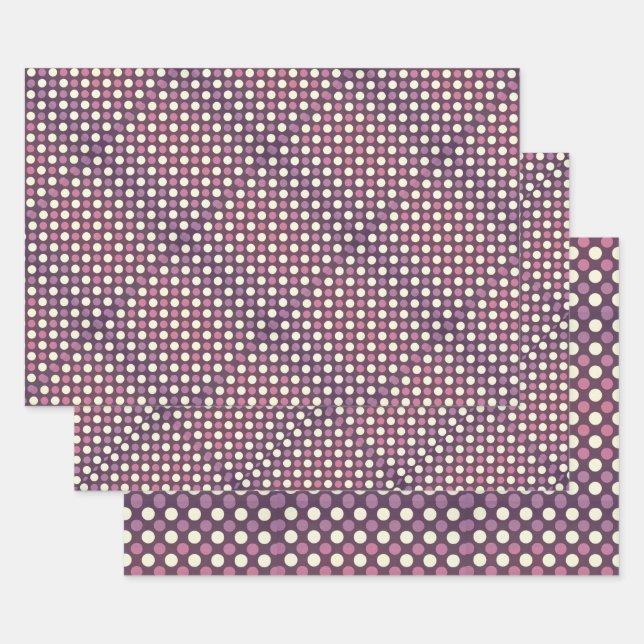 Polka Dot Pattern Geschenkwrap Geschenkpapier Set (Set)