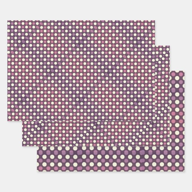 Polka Dot Pattern Geschenkwrap Geschenkpapier Set (Set)