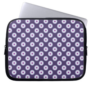 Polka Dot Pattern - Lila Blauer Violet Laptopschutzhülle