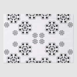 Polka Dot Petals Pattern Seidenpapier