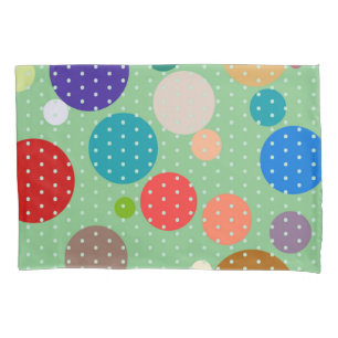 Polka Dot Pillow Case Groß und Kleine Punkte Kissenbezug