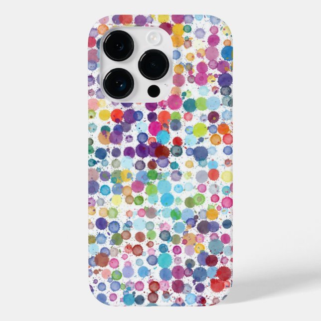 Polka Dot Pixly Phone Case (Rückseite)