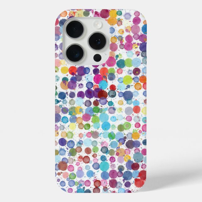 Polka Dot Pixly Phone Case (Rückseite)