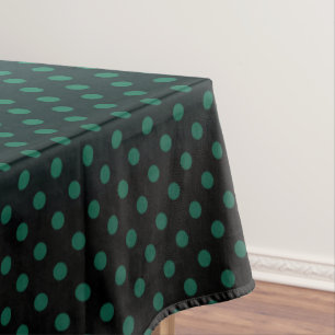 Polka dot radigrave schwarze Farben dunkler Druck Tischdecke