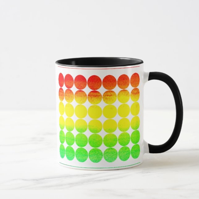 Polka Dot Rainbow Tasse (Rechts)