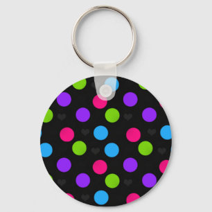 Polka Dot Schlüsselanhänger
