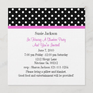 Polka-Dot-Schmetterling-Party Einladungen