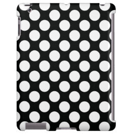 Polka Dot (Schwarz & Weiß) in beliebiger Größe anp Case-Mate iPhone Hülle