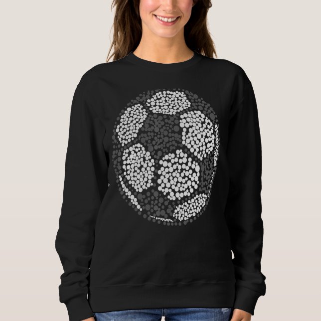 Polka Dot Soccer Player International Dot Day 6 Sweatshirt (Vorderseite)