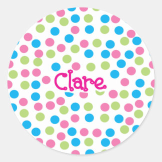 Polka Dot Sticker - Clare 2