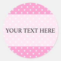 Polka dot stickers avec couleur arrière - plan per